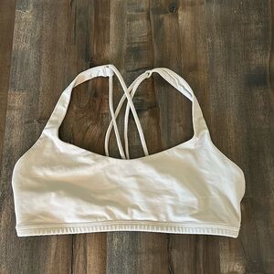 Tan lululemon sports bra. No cups. Size 6
